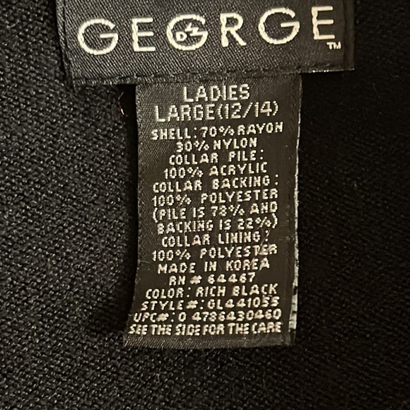 Knit zip sweater with fur collar - Picture 10 of 10